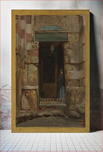 Πίνακας, Arab Woman in a Doorway by Jean Leon Gerome