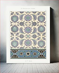 Πίνακας, Arabic art pattern, Emile Prisses d’Avennes, La Decoration Arabe