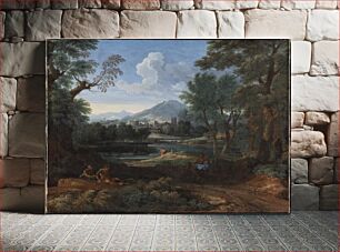 Πίνακας, Arcadian landscape by Gaspard Dughet
