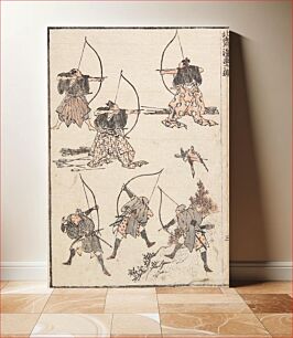 Πίνακας, Archers (1817) in high resolution by Katsushika Hokusai