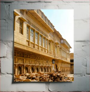 Πίνακας, Architectural Marvel of a Historical Building Αρχιτεκτονικό θαύμα ενός ιστορικού κτηρίου