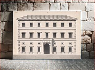 Πίνακας, Architectural Study of a Renaissance Palace
