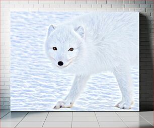 Πίνακας, Arctic Fox in Snow Arctic Fox στο χιόνι