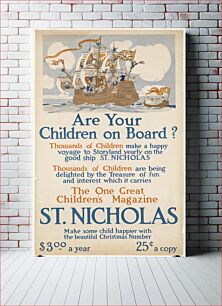 Πίνακας, Are your children on board? The one great children's magazine, St. Nicholas