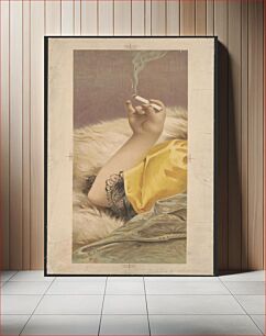 Πίνακας, [Arm of woman holding a lit cigarette]