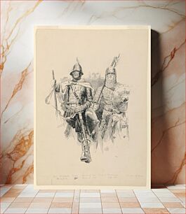 Πίνακας, "Armor of 800. Time of Charlemagne", Edwin Howland Blashfield