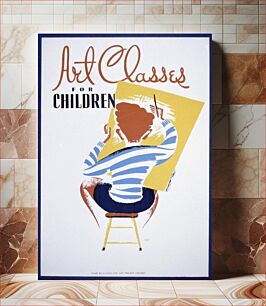 Πίνακας, Art classes for children (1936) poster