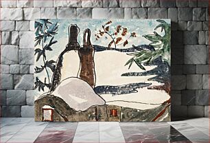 Πίνακας, Arthur Dove's Snowy Rooftops and Trees (1935)