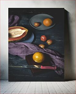 Πίνακας, Artistic Fruit and Vegetables Still Life Καλλιτεχνική Νεκρή Φύση Φρούτων και Λαχανικών