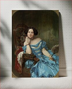 Πίνακας, As a masterpiece of Spanish romantic portraits and the most attractive female portraits of the artist, it is undoubtedly the most emblematic work of the collections of the 19th century the Prado