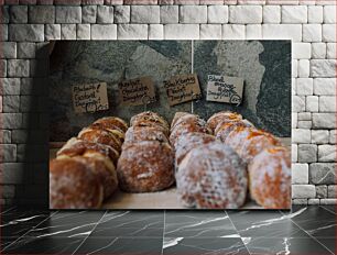 Πίνακας, Assorted Doughnuts on Display Διάφορα ντόνατς στην οθόνη