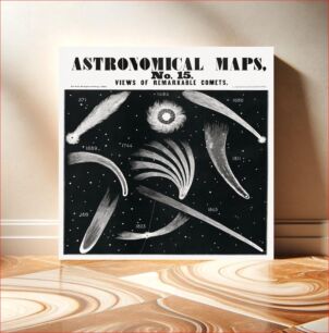 Πίνακας, Astronomical map, aesthetic woodcut