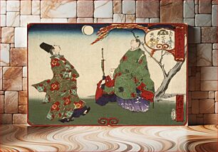 Πίνακας, Asukai Masanori Teaching Tokugawa Yoshimune to Play Kemari by Tsukioka Yoshitoshi