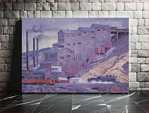 Πίνακας, At Madrid Coal Mine, New Mexico, Carl Redin