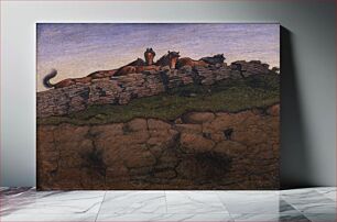 Πίνακας, At the Boundary (1902) by Nils Edvard Kreuger