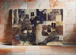 Πίνακας, At the Cafe, Jean-Louis Forain