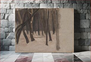 Πίνακας, At the edge of the forest by László Mednyánszky