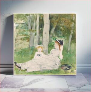 Πίνακας, At the Edge of the Forest (ca. 1872) by Berthe Morisot