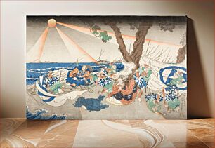 Πίνακας, At the Execution Ground of Tatsunokuchi, Sagami Province by Utagawa Kuniyoshi