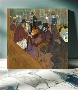 Πίνακας, At the Moulin Rouge (ca. 1892–1895) by Henri de Toulouse–Lautrec