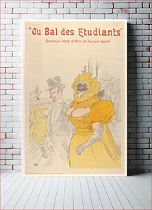 Πίνακας, Au Bal des Etudiants by Henri de Toulouse–Lautrec
