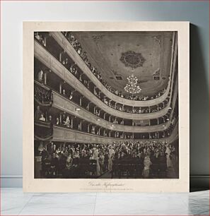 Πίνακας, Auditorium in the old Burgtheater by Josef Löwy and Gustav Klimt