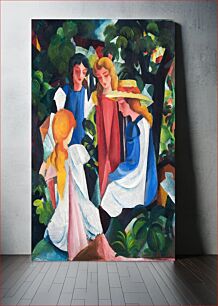 Πίνακας, August Macke's Four Girls (1912–1914)