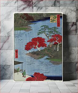 Πίνακας, Autumn at Akiba shrine in Ukiji (1857) vintage Japanese prints by Utagawa Hiroshige