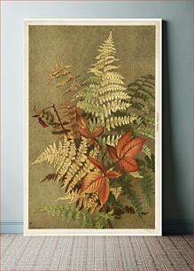 Πίνακας, Autumn ferns by Ellen Thayer Fisher