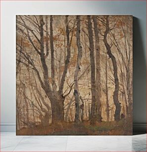 Πίνακας, Autumn forest by László Mednyánszky