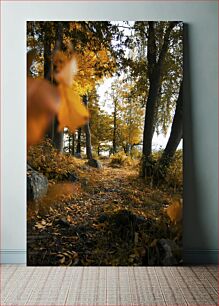 Πίνακας, Autumn Forest Path Φθινοπωρινό δασικό μονοπάτι