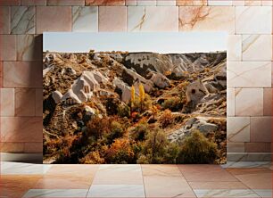 Πίνακας, Autumn Landscape in Rocky Terrain Φθινοπωρινό τοπίο σε βραχώδη εδάφη