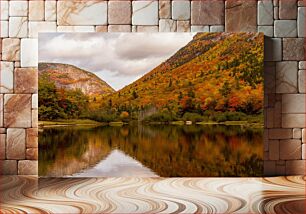 Πίνακας, Autumn Mountain Reflection Φθινοπωρινή Αντανάκλαση Βουνού