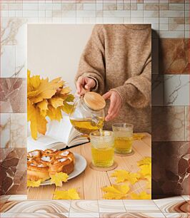 Πίνακας, Autumn Tea and Pastries Φθινοπωρινό τσάι και γλυκά