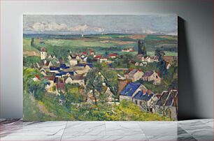 Πίνακας, Auvers, Panoramic View (ca. 1873–1875) by Paul Cézanne