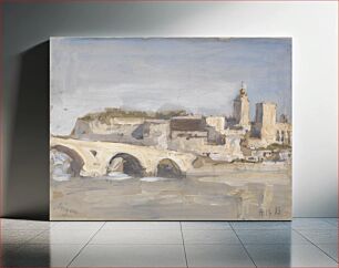 Πίνακας, Avignon: Bridge over a River