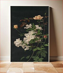 Πίνακας, Azaleas and roses