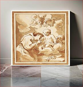 Πίνακας, Baby Jesus floating on a cloud by Gerard De Lairesse