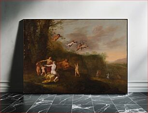 Πίνακας, Bacchus and Nymphs in a Landscape by Abraham van Cuylenborch