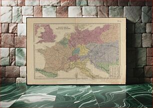 Πίνακας, Bacon's map of Central Europe