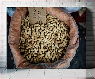 Πίνακας, Bag of Peanuts at a Market Τσάντα με φιστίκια σε μια αγορά