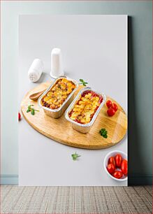 Πίνακας, Baked Lasagna with Tomatoes Λαζάνια φούρνου με ντομάτα