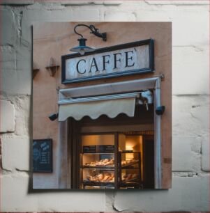 Πίνακας, Bakery Caffe Facade Πρόσοψη Caffe Bakery