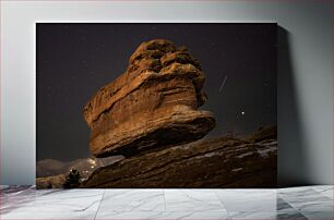 Πίνακας, Balancing Rock Under Starry Sky Εξισορρόπηση του ροκ κάτω από τον έναστρο ουρανό