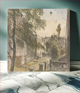 Πίνακας, Balloon over Holland Street, Kensington, 22 July 1835, 7 p.m