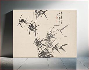 Πίνακας, Bamboo in the Wind (1855) by Yamamoto Baiitsu