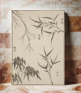 Πίνακας, Bamboo Leaves at Various Stages of Growth by After Kō Fuyō