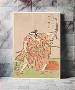 Πίνακας, Bando Matataro as Umewomaru in the Drama "Sugewara denju tenarai Kagami"