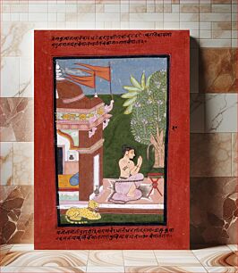 Πίνακας, Bangala Raga, Fifth Wife of Megha Raga, Folio from a Ragamala (Garland of Melodies)
