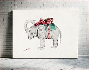 Πίνακας, Bank: Elephant (1938) by Charles Moss